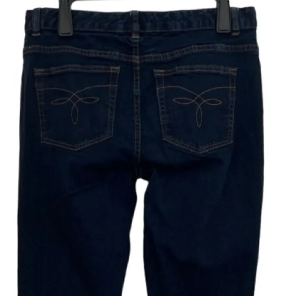 CHAPS Madden Straight Slimming Fit Denim Jeans, Dark Wash, size 10